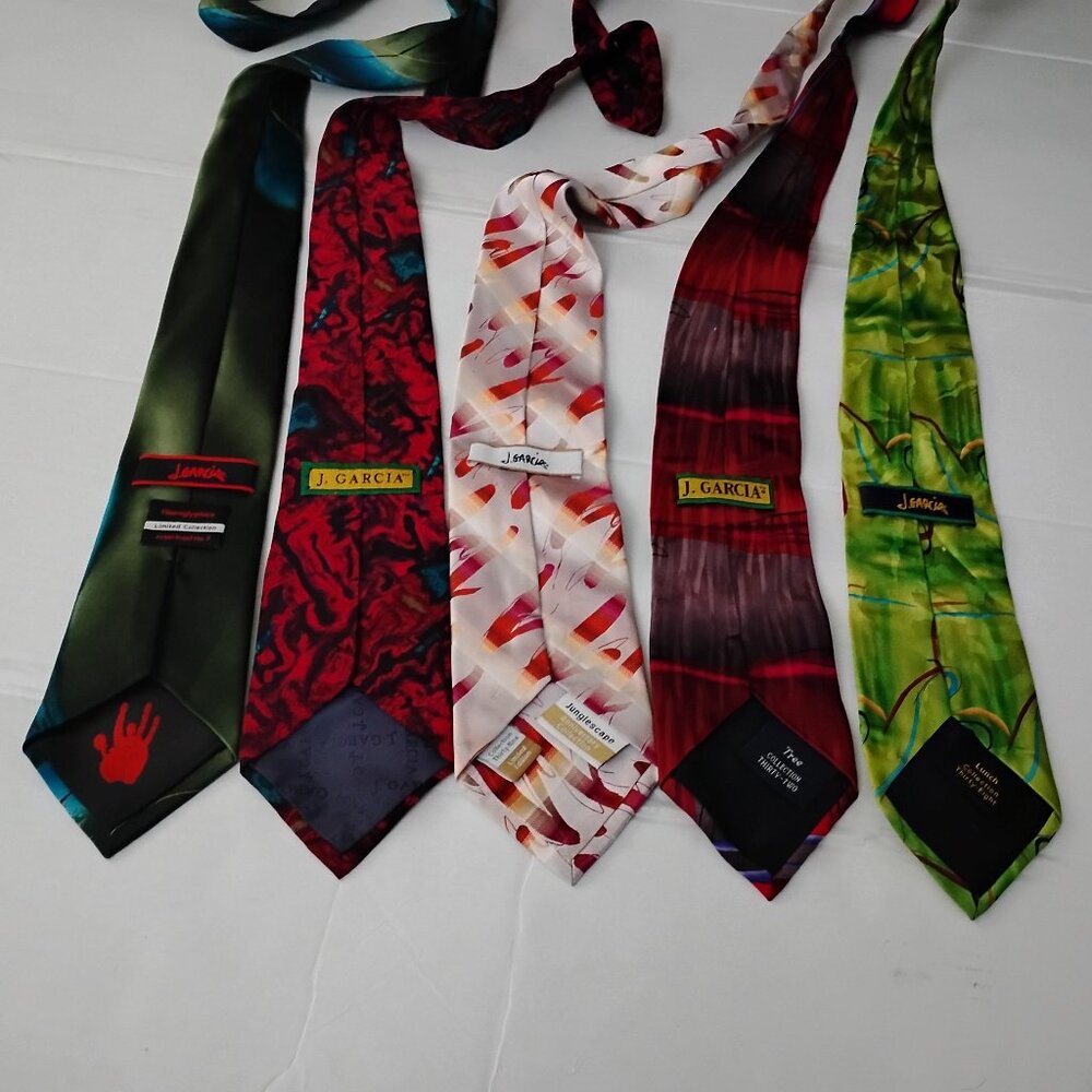 ❤️5 J GARCIA Ties Lunch Hieroglyphics Tree Junglescape Collections -Artist Proof
